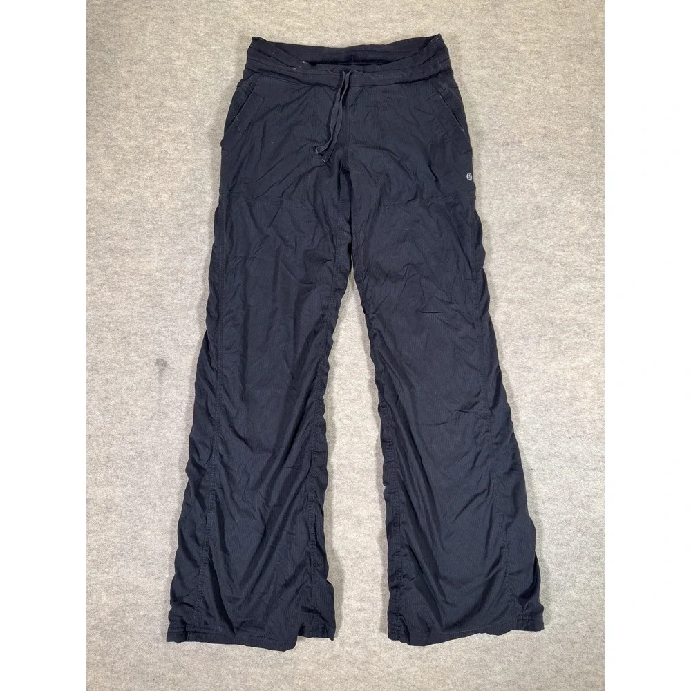 lululemon athletica Black Wide-Leg Track Pants